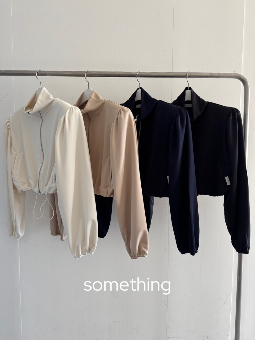 SOMETHING-L/FANCY韓國直郵女士新款熱賣真品時尚夾克拉鏈SOMETHING-L/FANCY夾克