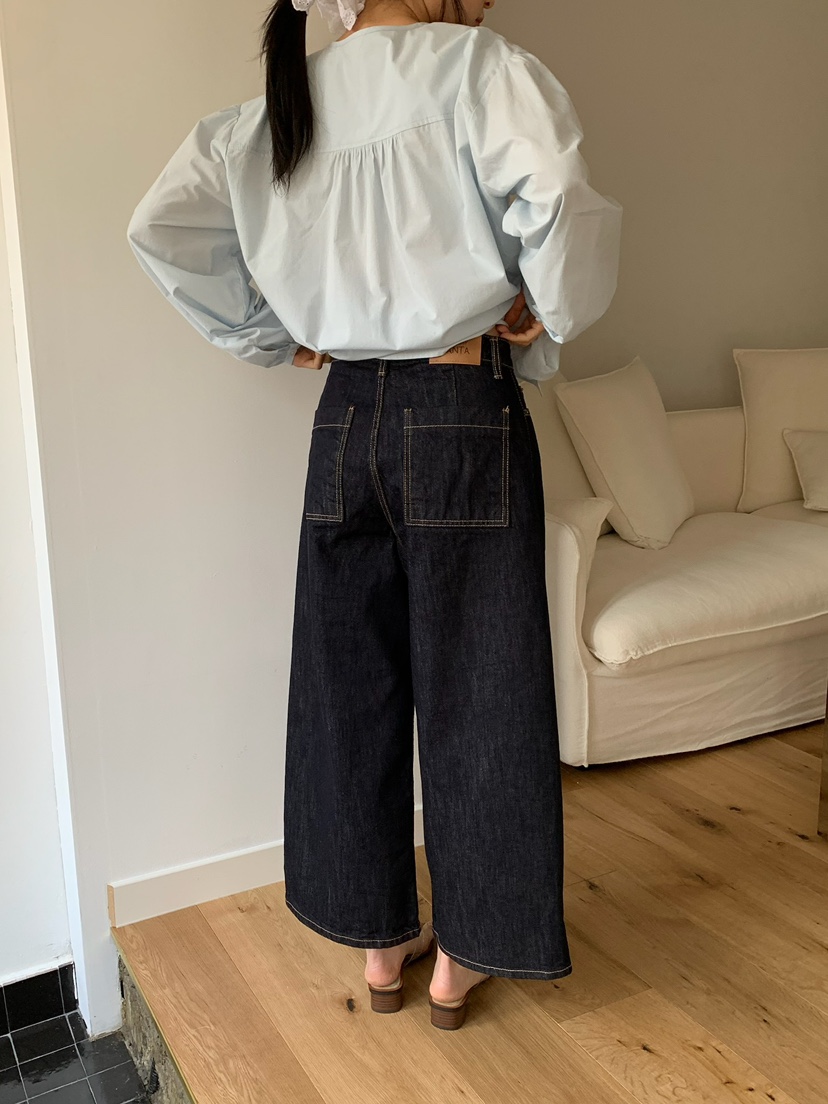 LOVE MY SANTA韓國代購女士新款熱賣26春夏真品牛仔褲短款Santa/LOVE MY SANTA牛仔褲