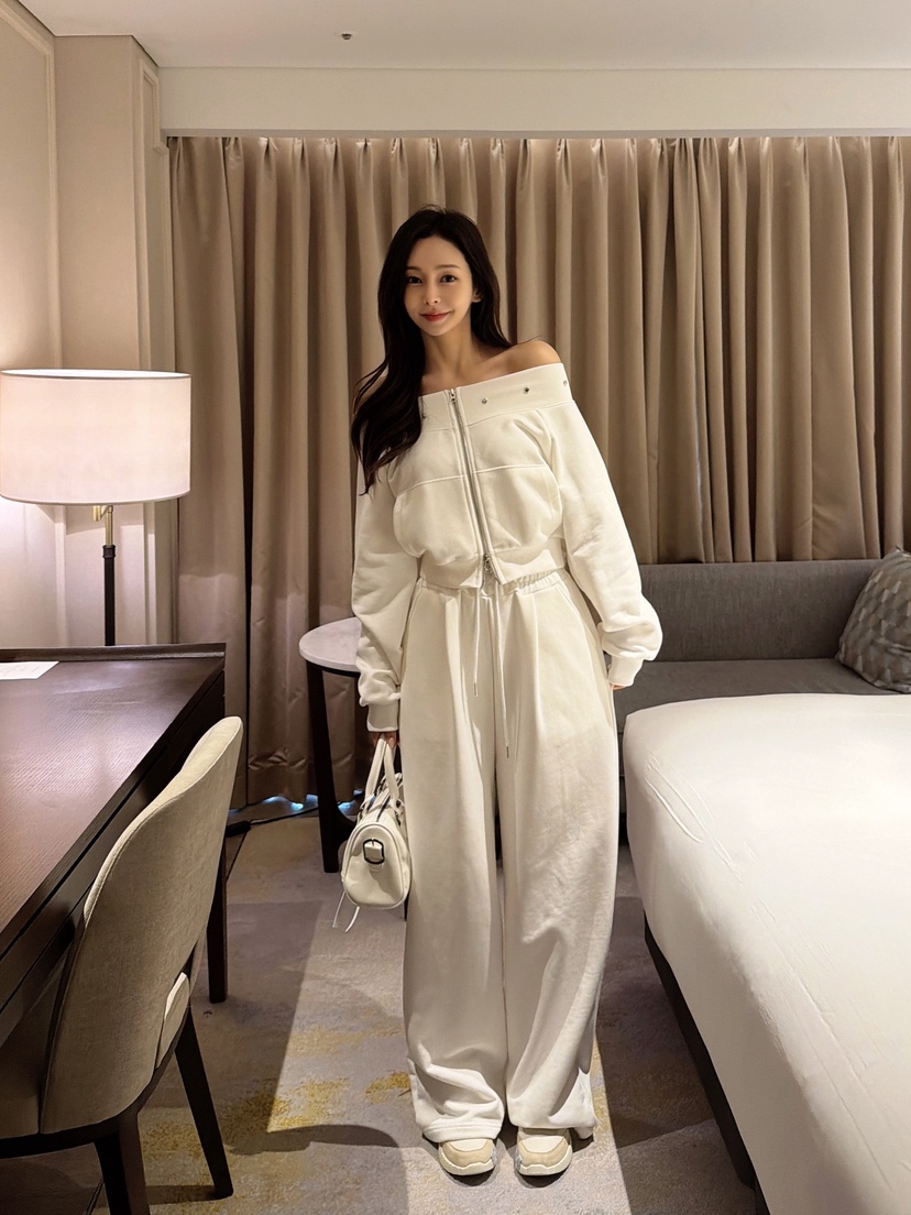 CLOTH東大門實拍女裝新品26春夏人氣時尚熱賣套裝套裝露肩CLOTH套裝