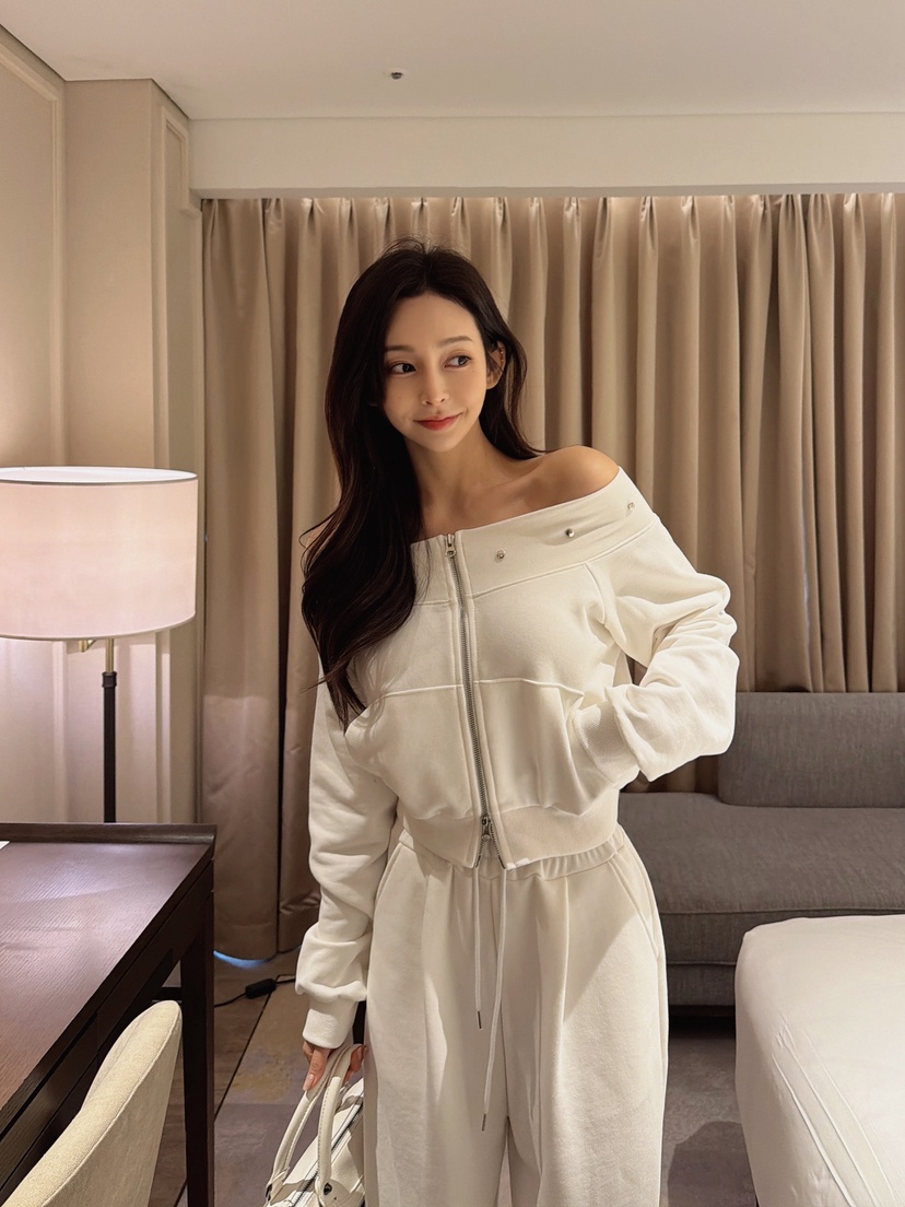 CLOTH東大門實拍女裝新品26春夏人氣時尚熱賣套裝套裝露肩CLOTH套裝