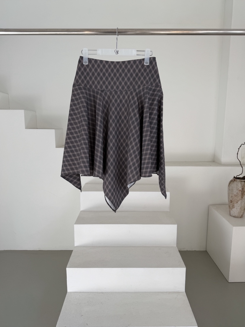 OATMEAL韓國直郵女裝新品熱賣人氣職業時尚26春夏半身裙中短裙OATMEAL半身裙/中短裙圖色1