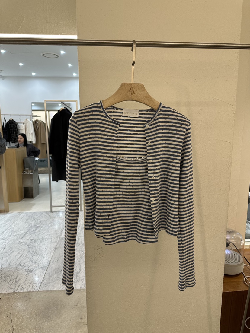 BPLAN韓國直郵女士新品職業熱賣真品休閑推薦26春夏人氣套裝BPLAN套裝圖色3藍色