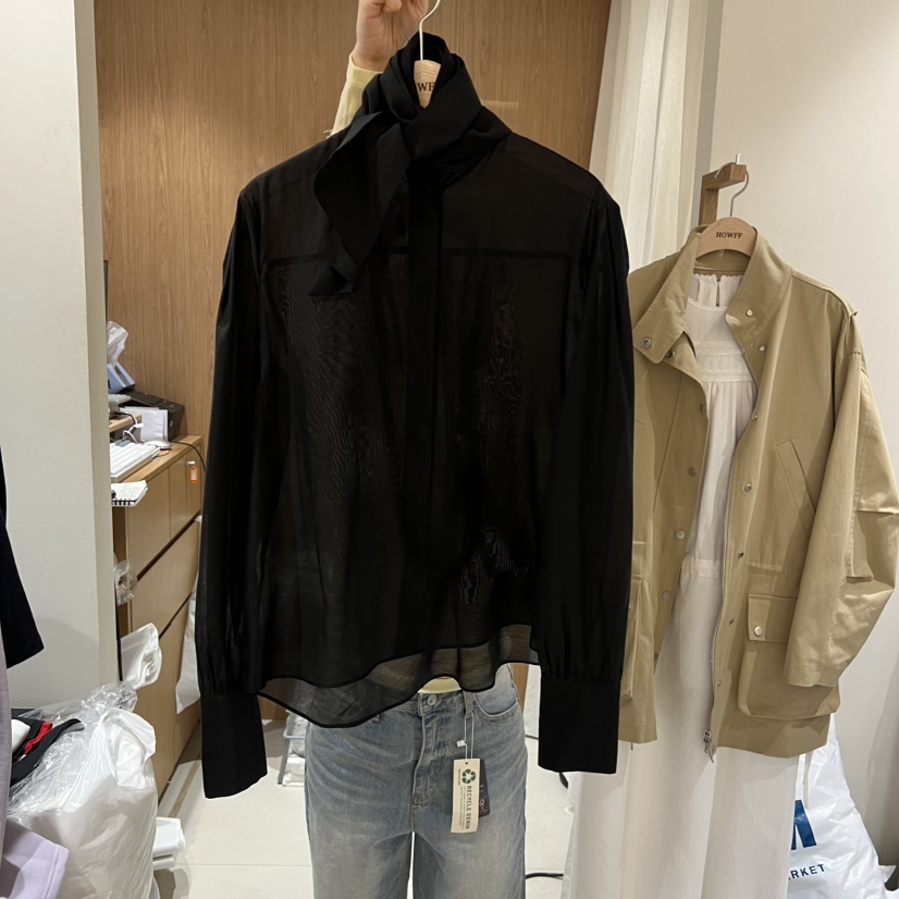 HOWFF東大門實拍女裝新品推薦人氣26春夏職業真品襯衫蕾絲衫HOWFF襯衫/蕾絲衫圖色3