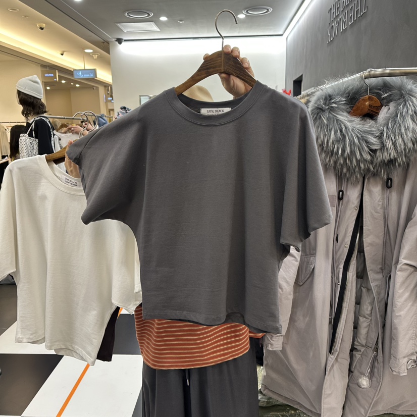 LADYBLACK東大門直郵女士新品推薦真品熱賣時尚休閑人氣T恤LADYBLACK/THE BLACKT恤圖色2