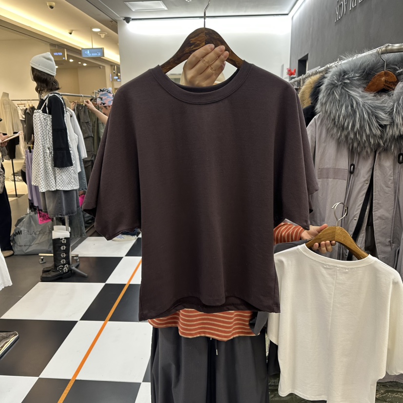 LADYBLACK東大門直郵女士新品推薦真品熱賣時尚休閑人氣T恤LADYBLACK/THE BLACKT恤圖色3