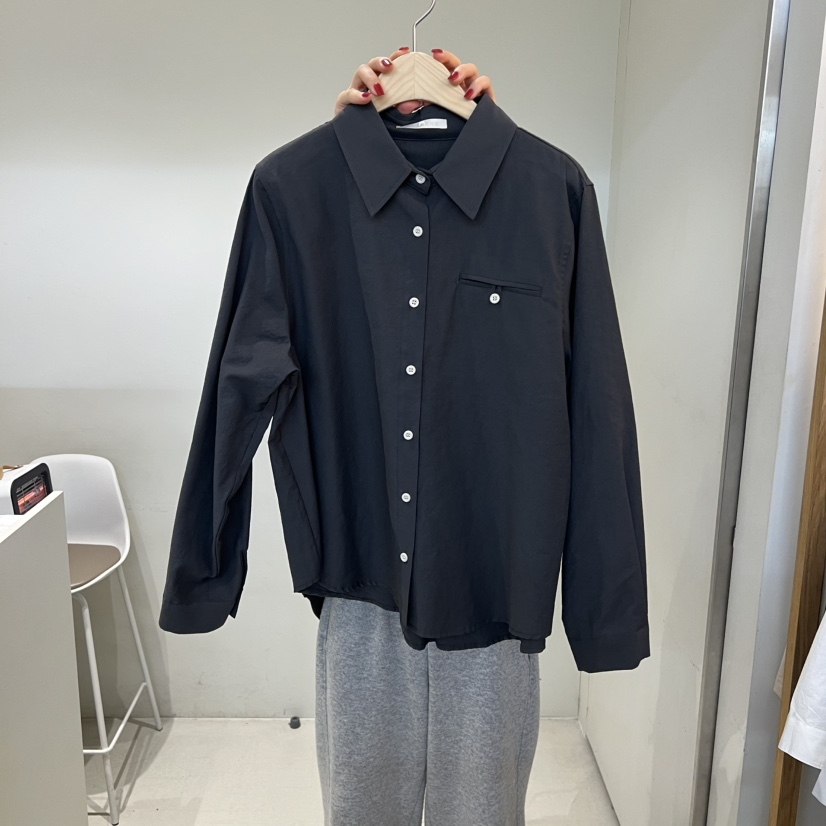 OUTRENE東大門實拍女裝新品職業26春夏推薦休閑襯衫蕾絲衫OUTRENE襯衫/蕾絲衫圖色3