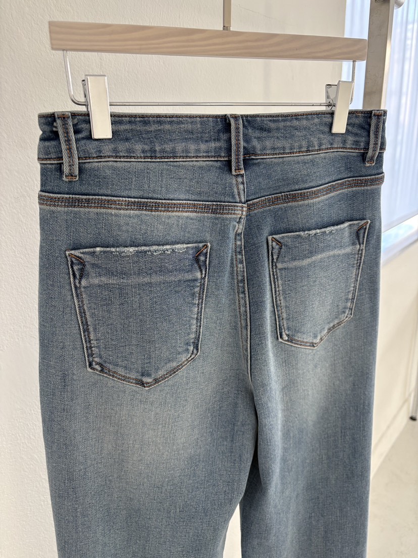 Verbena東大門實拍女士新款熱賣真品休閑人氣時尚職業牛仔褲Verbena牛仔褲