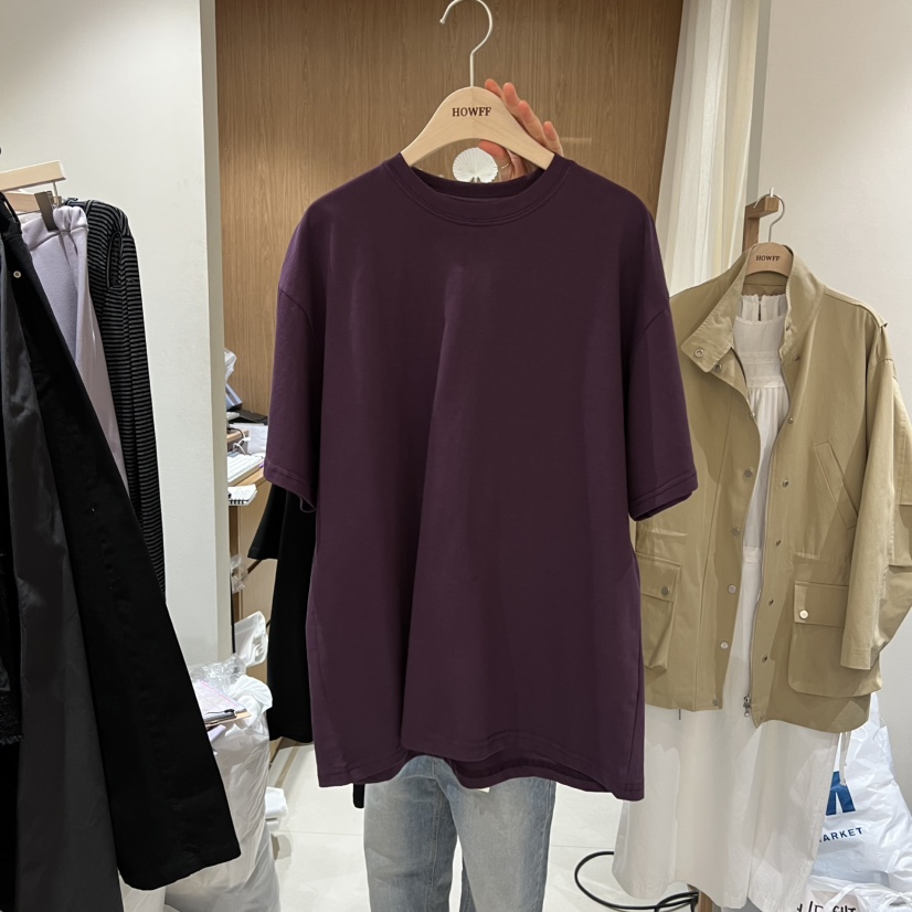 HOWFF韓國直郵女士新品職業推薦真品熱賣時尚人氣26春夏T恤HOWFFT恤圖色4
