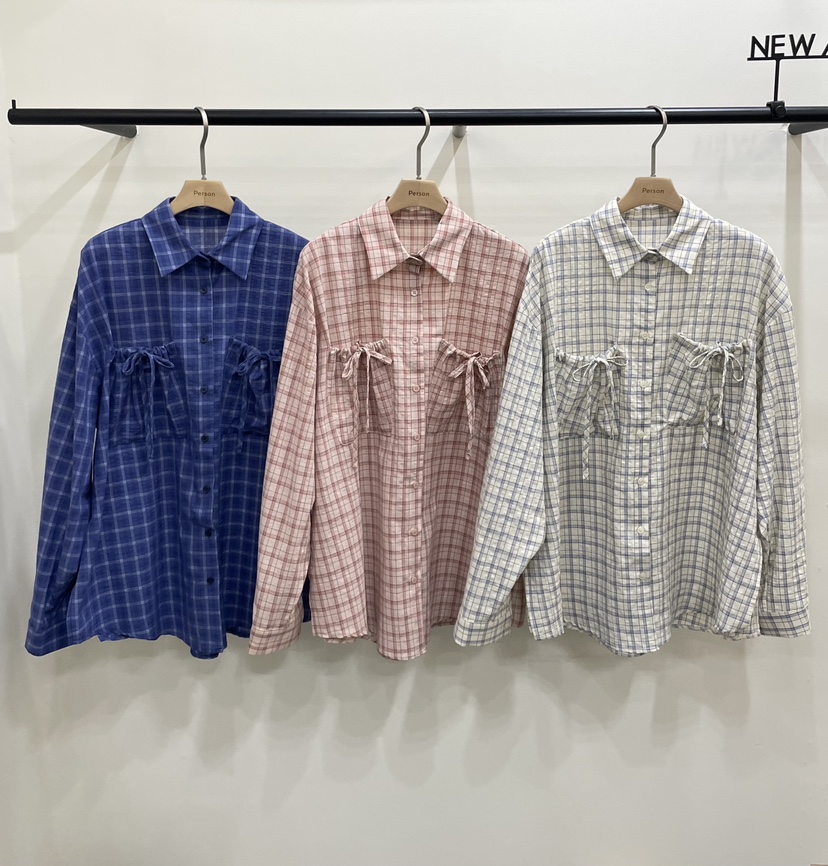 PERSON東大門直郵女裝新款人氣推薦職業26春夏襯衫蕾絲衫PERSON襯衫/蕾絲衫