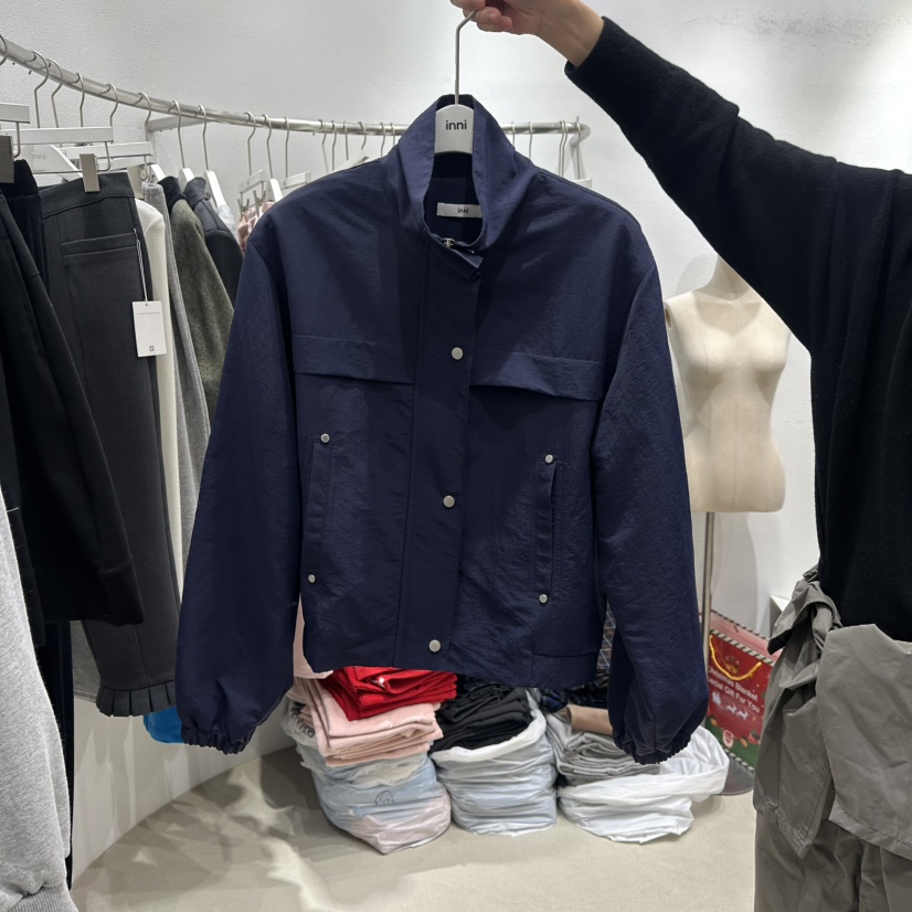 INNI東大門實拍女士新款真品時尚休閑人氣推薦職業26春夏夾克inni夾克圖色1