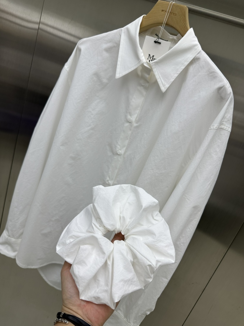 MYDRESS東大門直郵女裝新品真品26春夏人氣襯衫蕾絲衫含頭飾MYDRESS襯衫/蕾絲衫