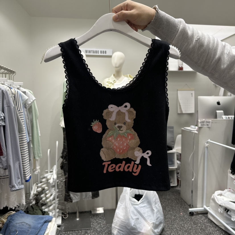 VINTAGE 888韓國直郵女士新品時尚真品熱賣職業吊帶背心VINTAGE888/TRIPLE EIGHT吊帶/背心圖色3