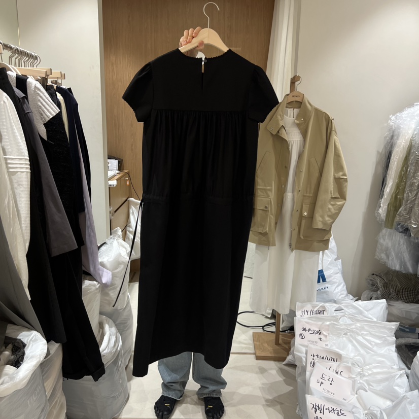 HOWFF東大門代購女士新款真品26春夏熱賣時尚休閑連衣裙蕾絲HOWFF連衣裙