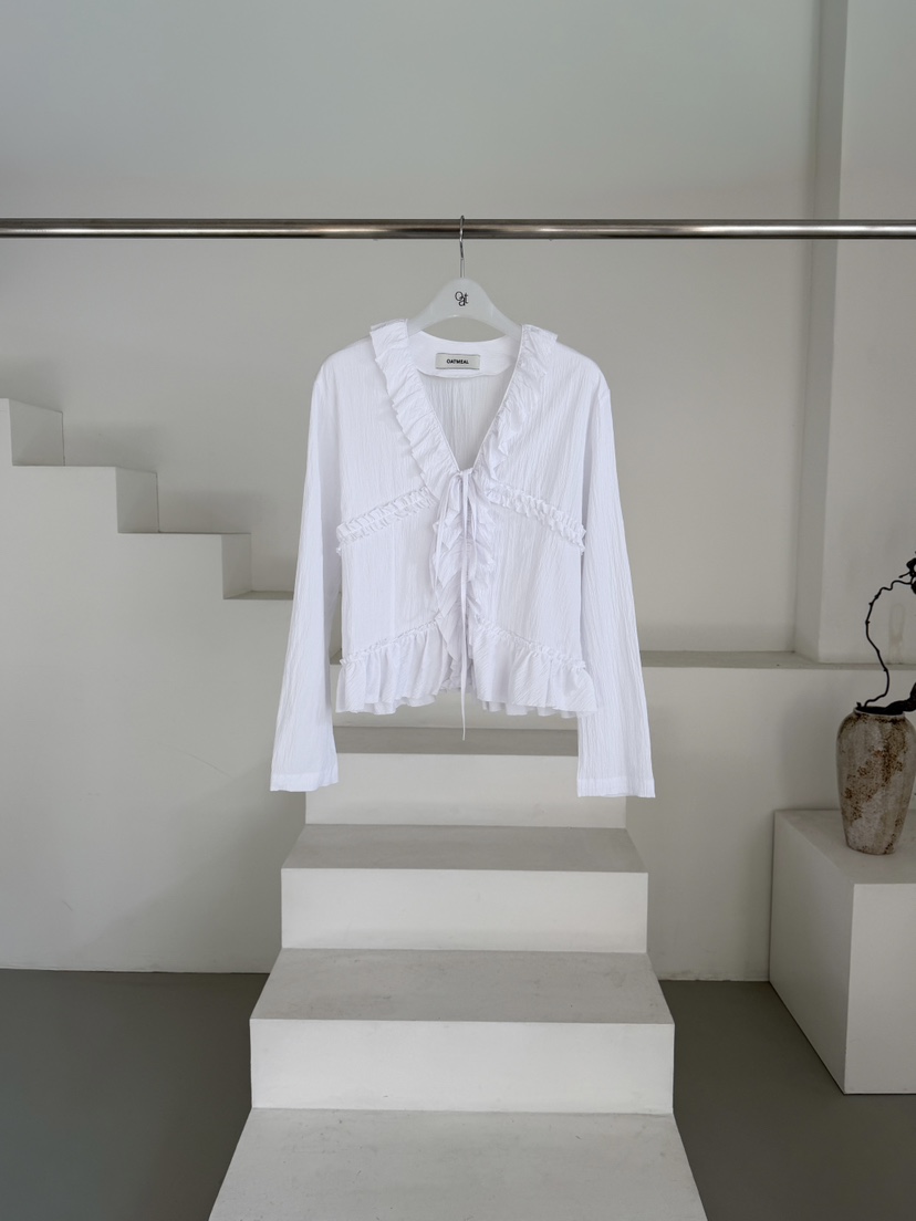 OATMEAL東大門代購女士新款人氣熱賣時尚休閑職業襯衫蕾絲衫OATMEAL襯衫/蕾絲衫圖色2