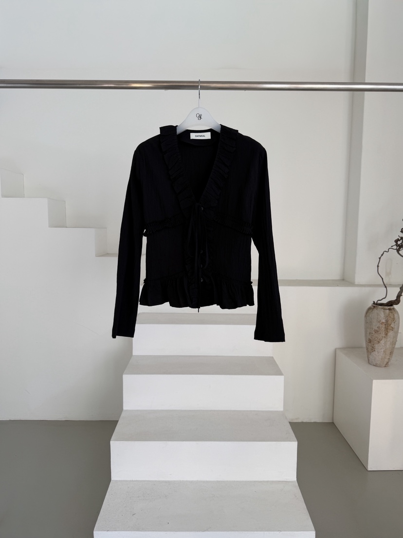 OATMEAL東大門代購女士新款人氣熱賣時尚休閑職業襯衫蕾絲衫OATMEAL襯衫/蕾絲衫圖色4