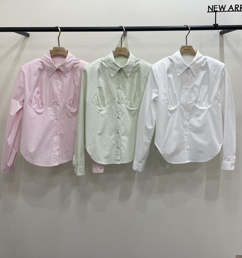 PERSON韓國代購女裝新品休閑熱賣人氣職業真品襯衫蕾絲衫PERSON襯衫/蕾絲衫