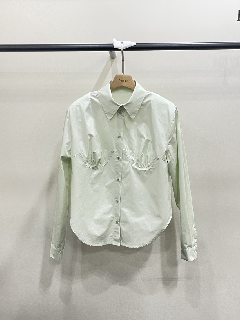 PERSON韓國代購女裝新品休閑熱賣人氣職業真品襯衫蕾絲衫PERSON襯衫/蕾絲衫圖色1