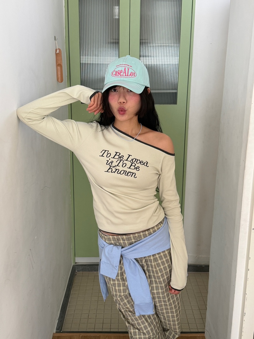 MORE THAN-P東大門直郵女裝新款休閑推薦26春夏長袖T恤MORE THAN長袖T恤