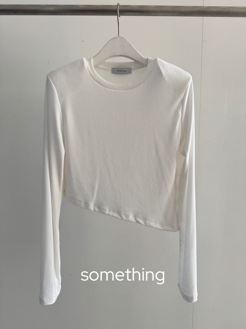 SOMETHING-L/FANCY東大門實拍女士新品真品26春夏長袖T恤SOMETHING-L/FANCY長袖T恤圖色1