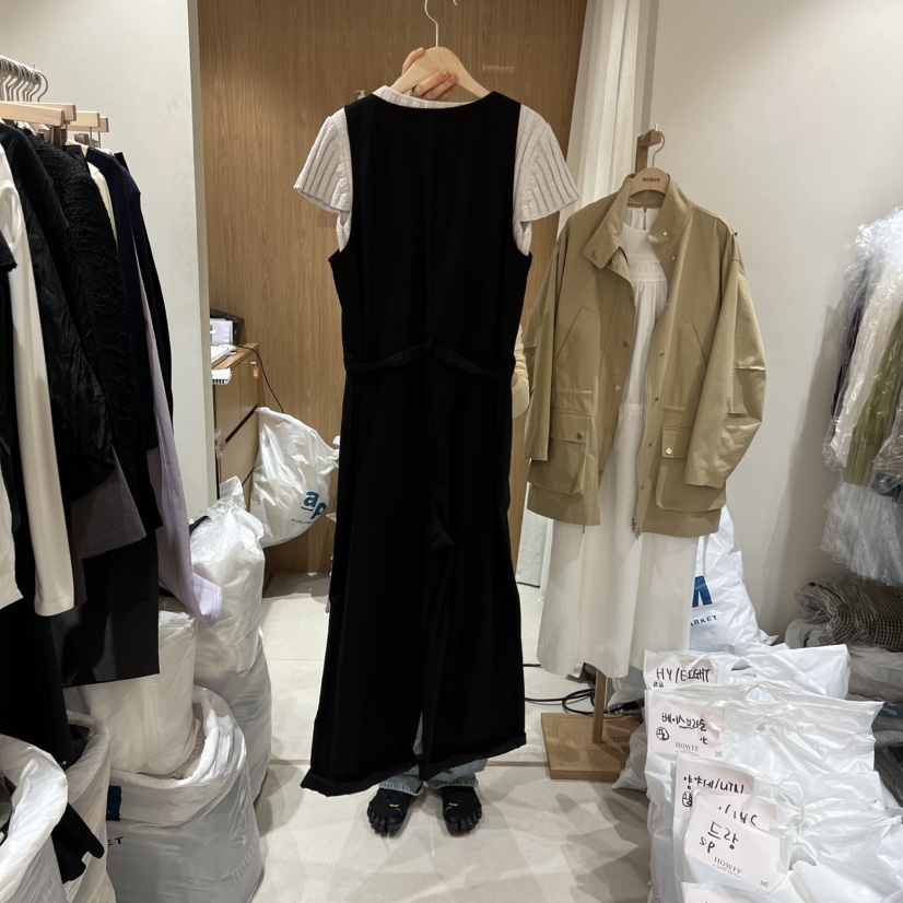 HOWFF韓國代購女裝新品人氣時尚真品推薦背帶褲不含內搭系帶HOWFF背帶褲