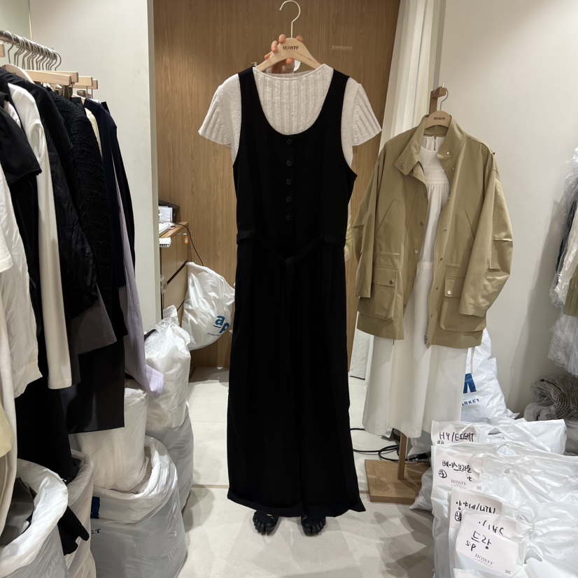 HOWFF韓國代購女裝新品人氣時尚真品推薦背帶褲不含內搭系帶HOWFF背帶褲圖色2