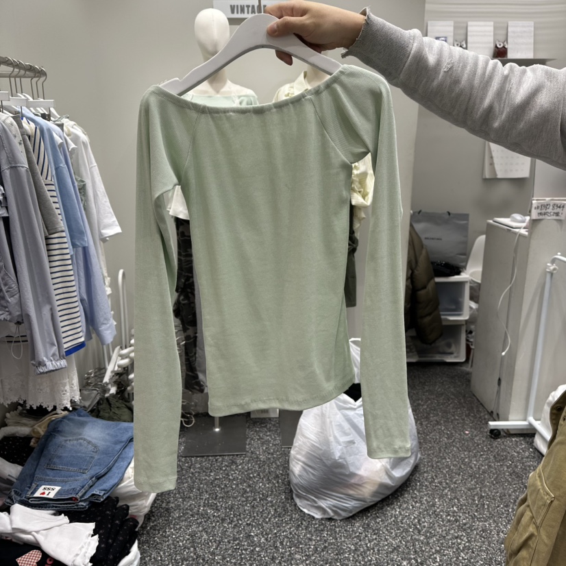 VINTAGE 888東大門實拍女士新款休閑真品時尚人氣長袖T恤VINTAGE888/TRIPLE EIGHT長袖T恤圖色2