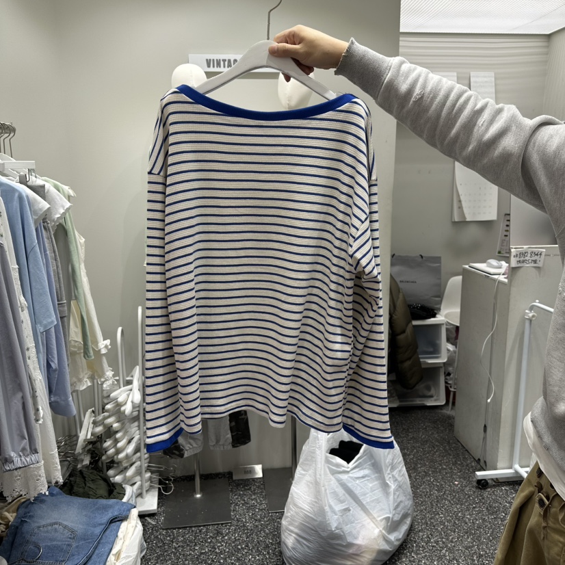 VINTAGE 888東大門實拍女裝新款職業真品人氣熱賣長袖T恤VINTAGE888/TRIPLE EIGHT長袖T恤圖色2