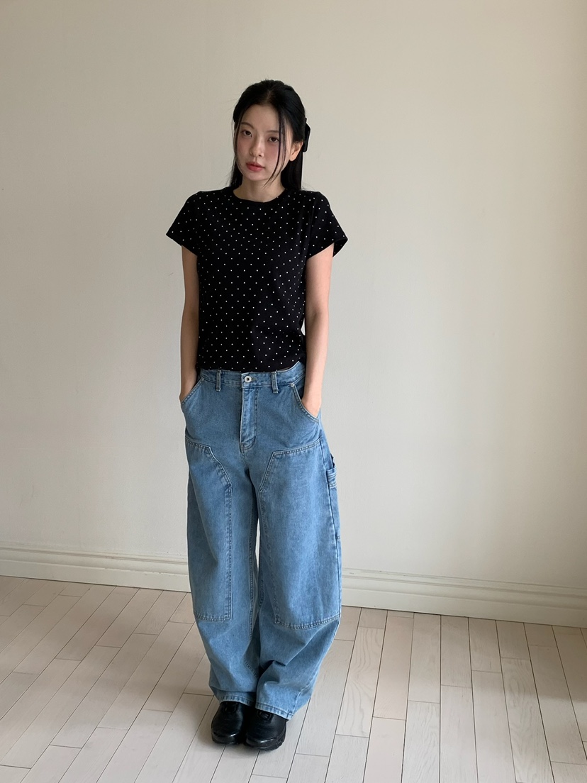 LOVE MY SANTA東大門實拍女裝新款熱賣真品26春夏牛仔褲Santa/LOVE MY SANTA牛仔褲