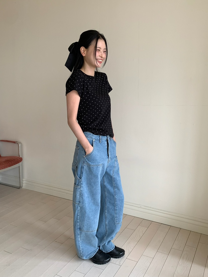 LOVE MY SANTA東大門實拍女裝新款熱賣真品26春夏牛仔褲Santa/LOVE MY SANTA牛仔褲