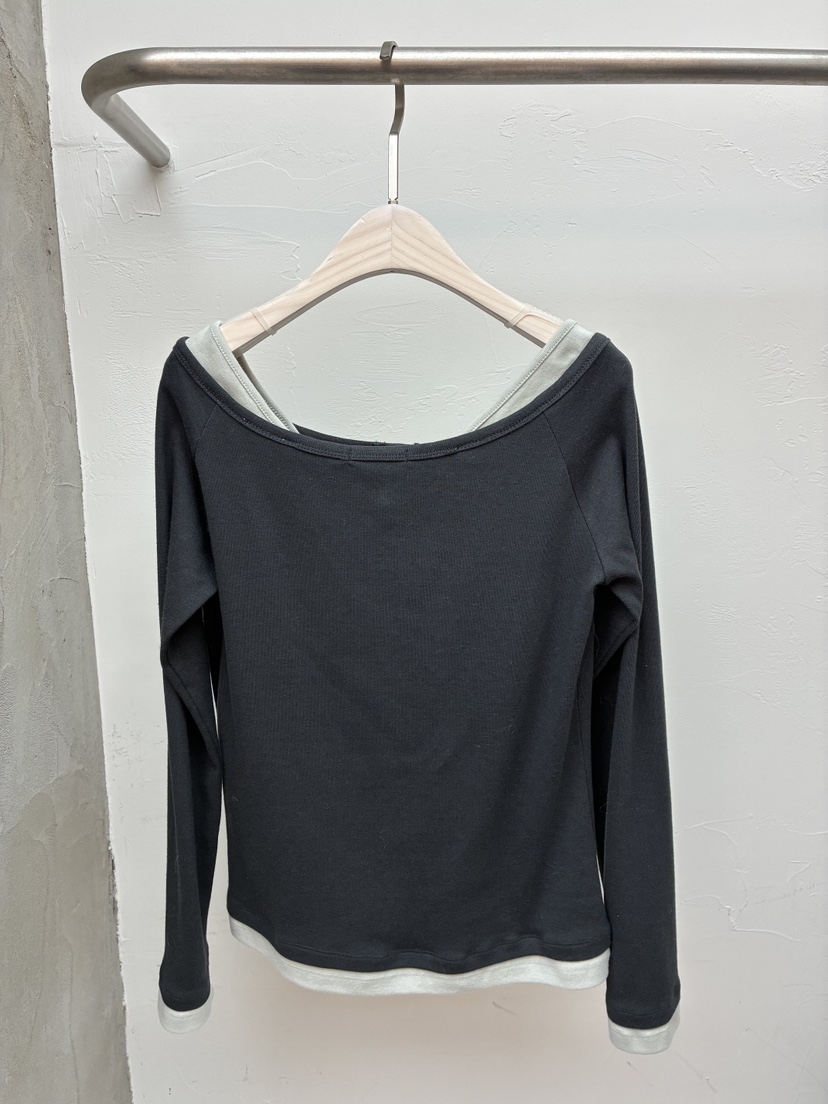 Verbena東大門實拍女裝新品熱賣職業26春夏推薦人氣長袖T恤Verbena長袖T恤