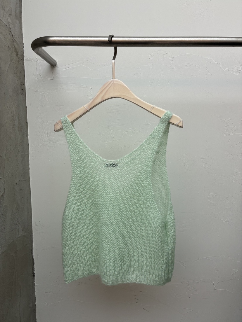 Verbena東大門代購女裝新款26春夏職業熱賣吊帶背心馬海毛Verbena吊帶/背心