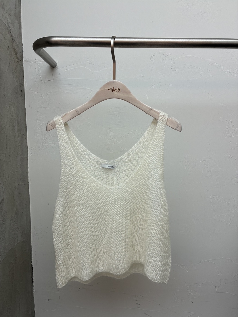 Verbena東大門代購女裝新款26春夏職業熱賣吊帶背心馬海毛Verbena吊帶/背心圖色2