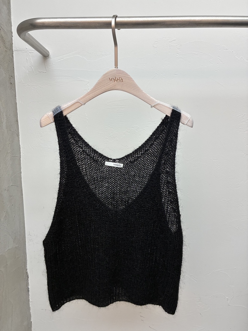 Verbena東大門代購女裝新款26春夏職業熱賣吊帶背心馬海毛Verbena吊帶/背心圖色3