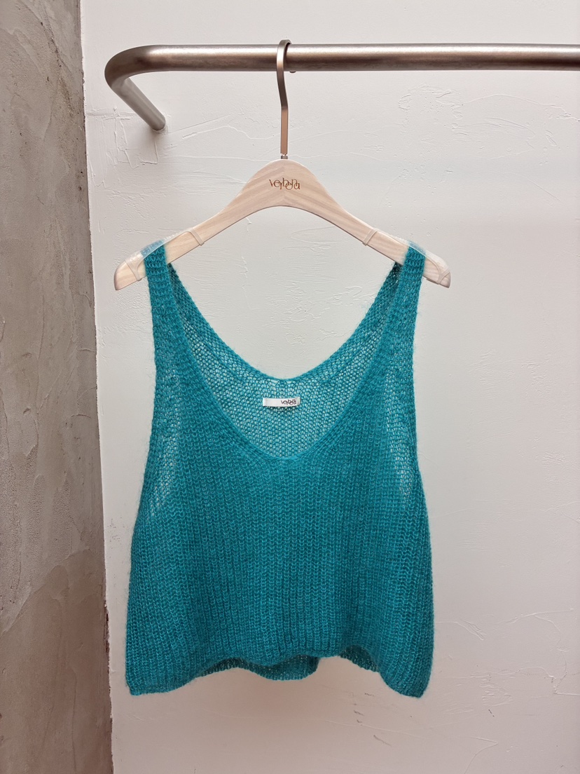 Verbena東大門代購女裝新款26春夏職業熱賣吊帶背心馬海毛Verbena吊帶/背心圖色4