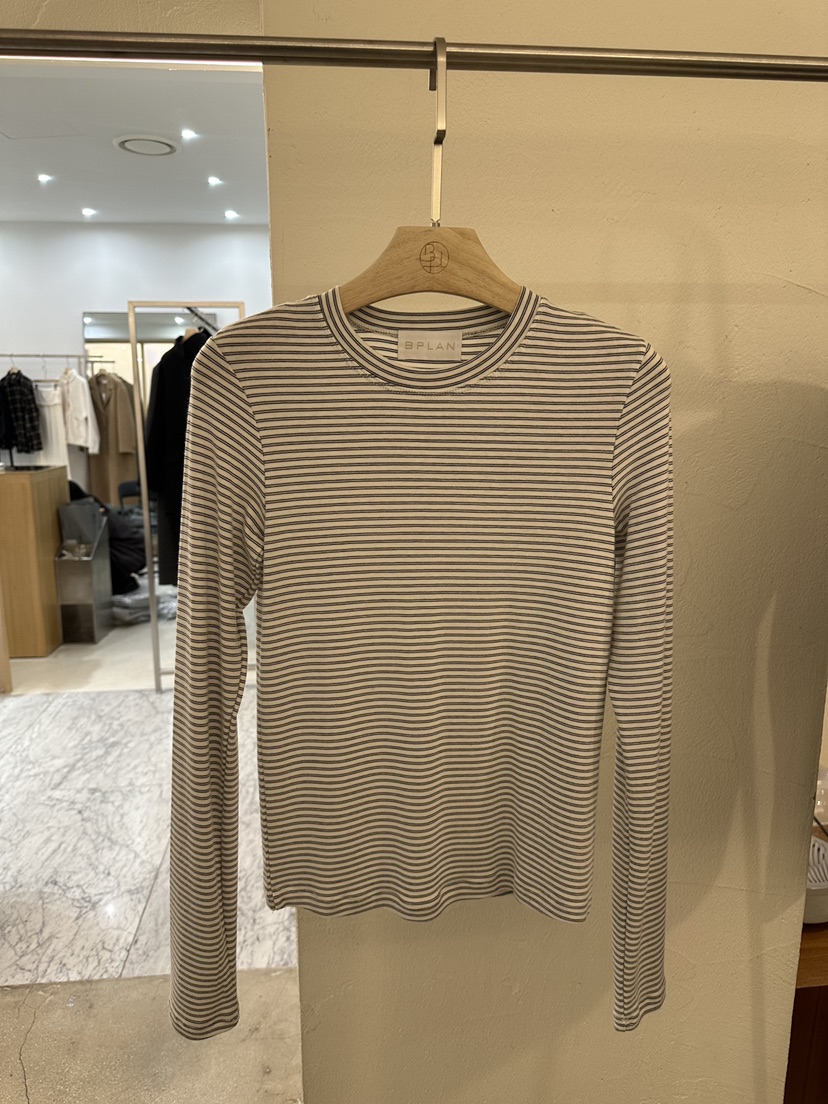 BPLAN韓國代購女裝新品職業真品時尚休閑人氣26春夏長袖T恤BPLAN長袖T恤圖色1