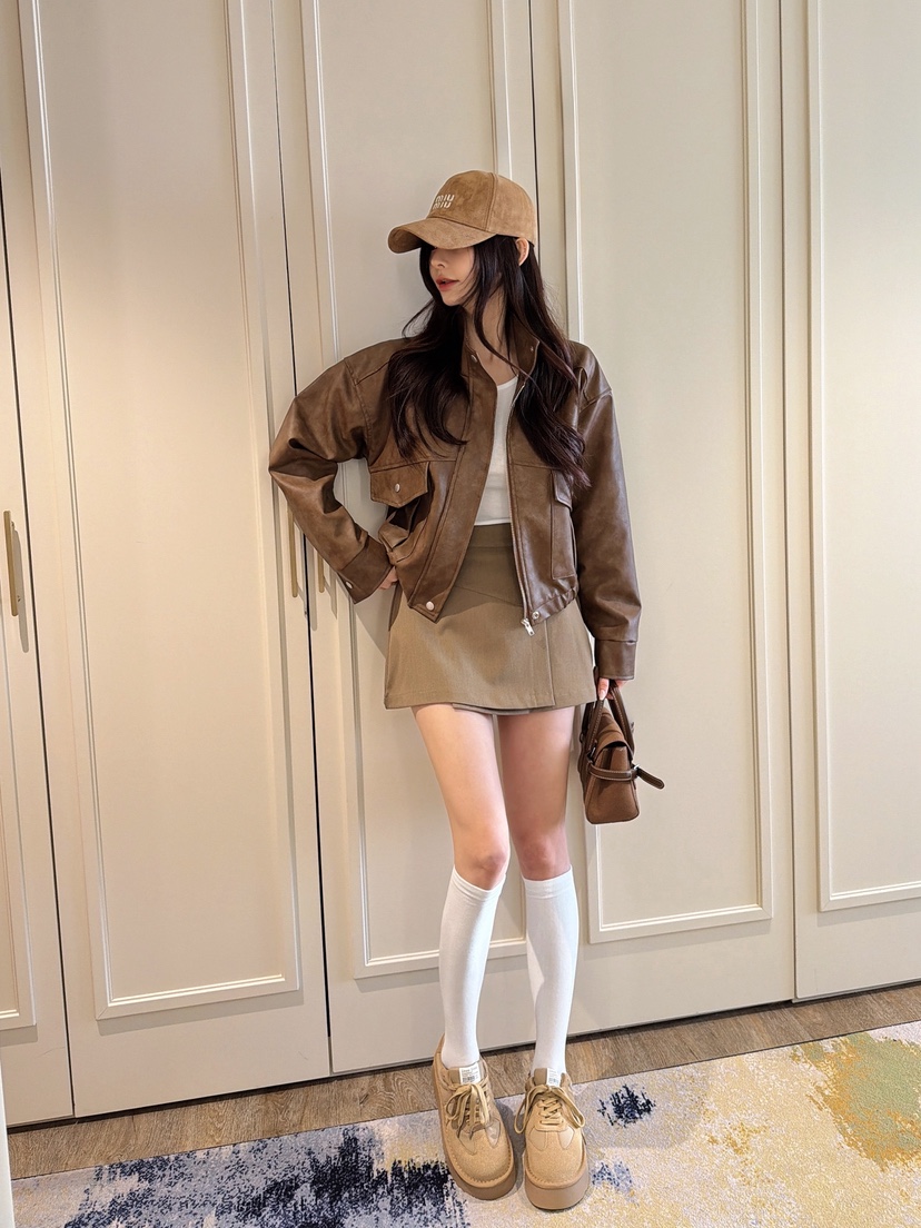 CLOTH韓國直郵女裝新品26春夏職業時尚人氣熱賣推薦夾克皮革CLOTH夾克