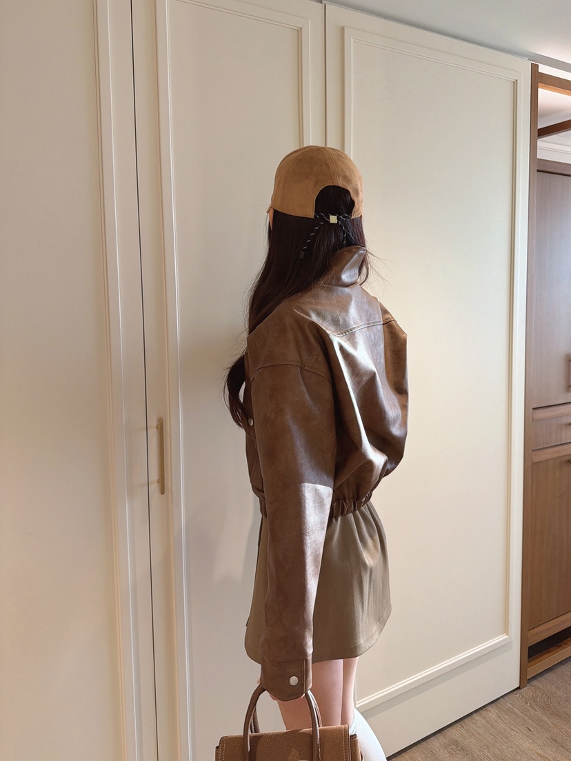 CLOTH韓國直郵女裝新品26春夏職業時尚人氣熱賣推薦夾克皮革CLOTH夾克