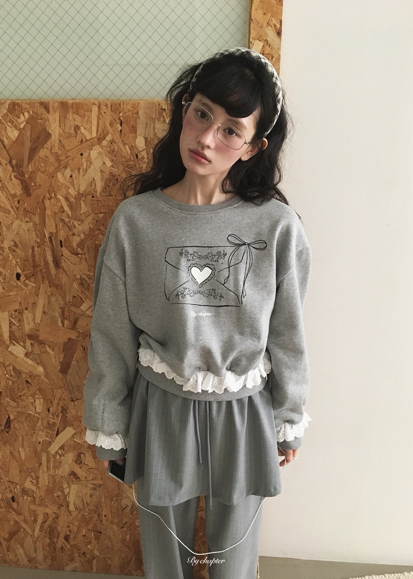 BY CHAPTER東大門實拍女裝新品人氣休閑熱賣時尚26春夏衛衣BY Chapter衛衣