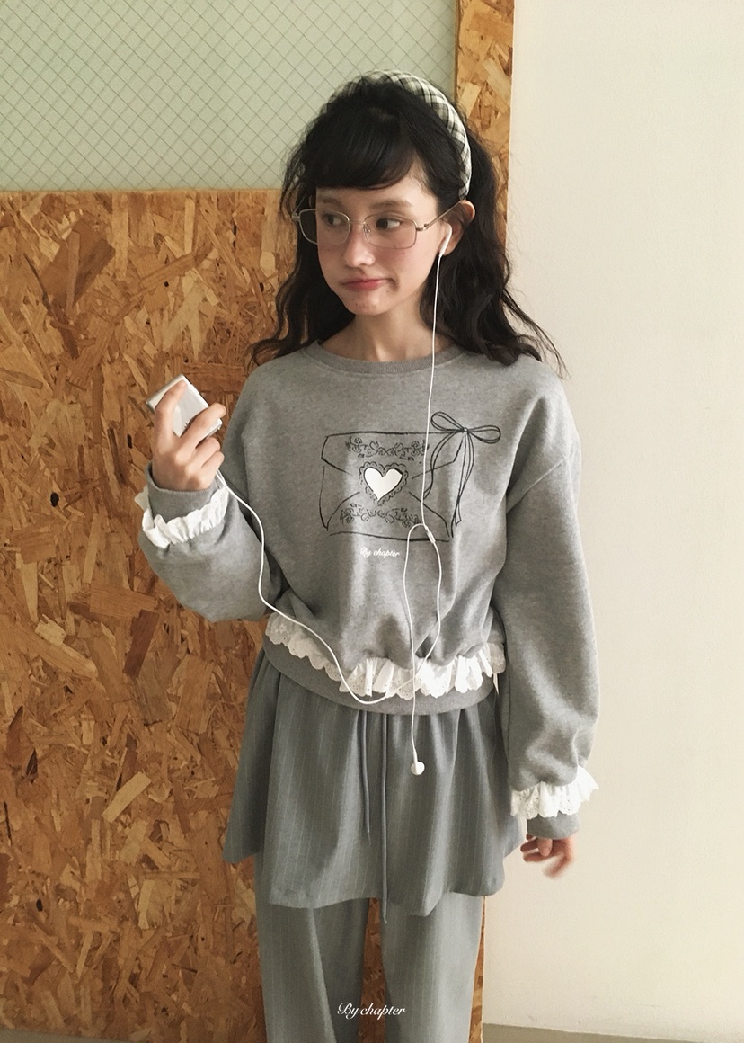 BY CHAPTER東大門實拍女裝新品人氣休閑熱賣時尚26春夏衛衣BY Chapter衛衣圖色1