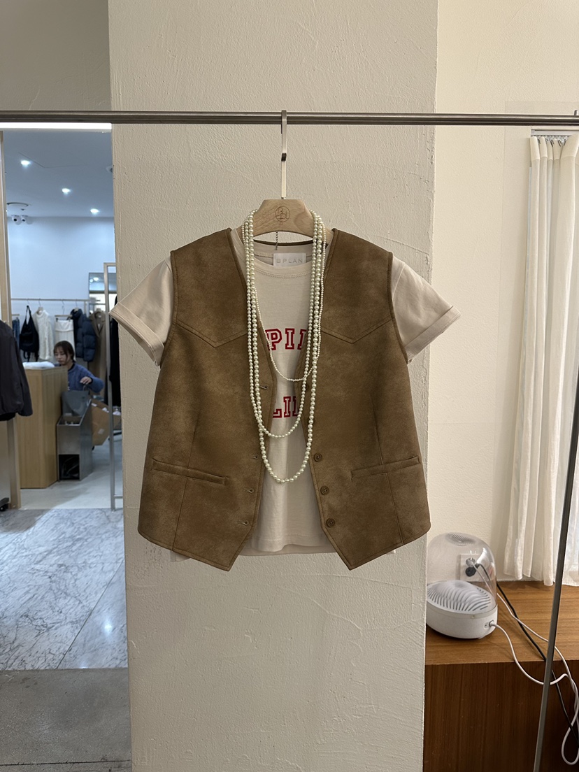 BPLAN東大門直郵女裝新品人氣熱賣推薦真品26春夏休閑馬甲BPLAN馬甲