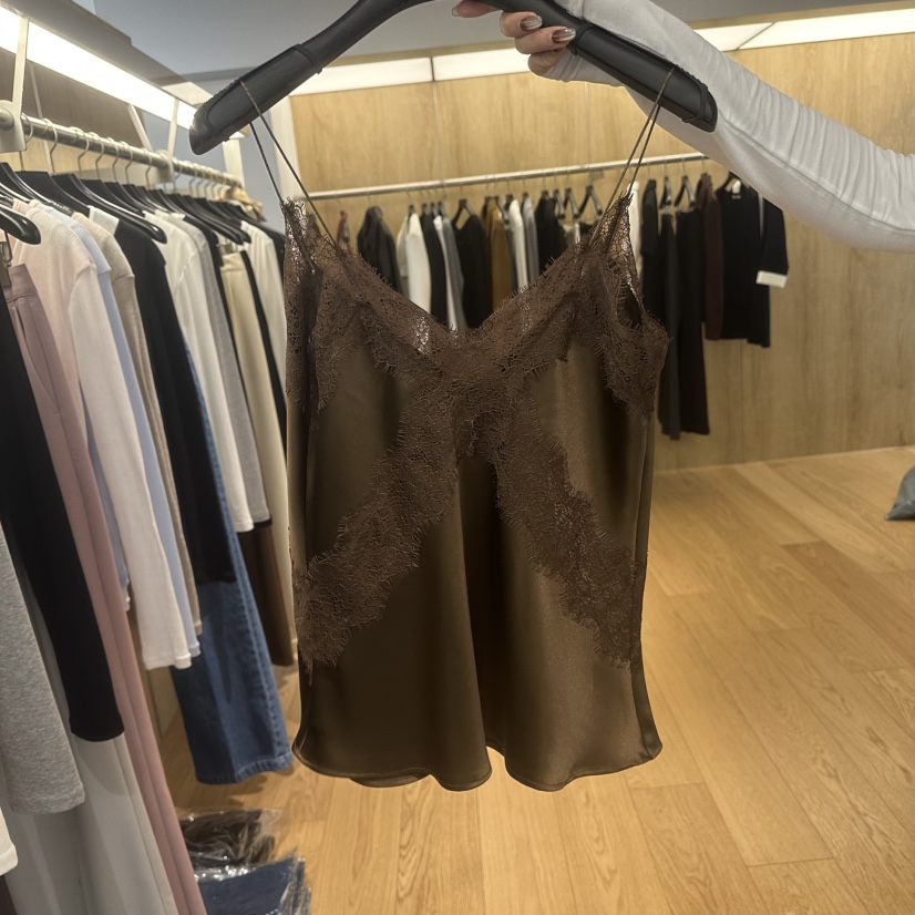 LEFANCY韓國代購女士新款熱賣職業休閑人氣真品吊帶背心蕾絲LEFANCY吊帶/背心圖色2