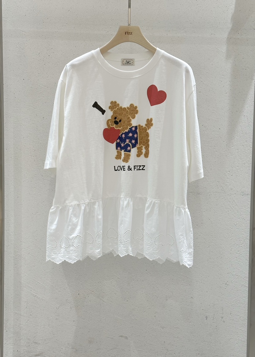 FIZZ東大門實拍女士新品時尚人氣職業推薦真品26春夏熱賣T恤FIZZT恤圖色2