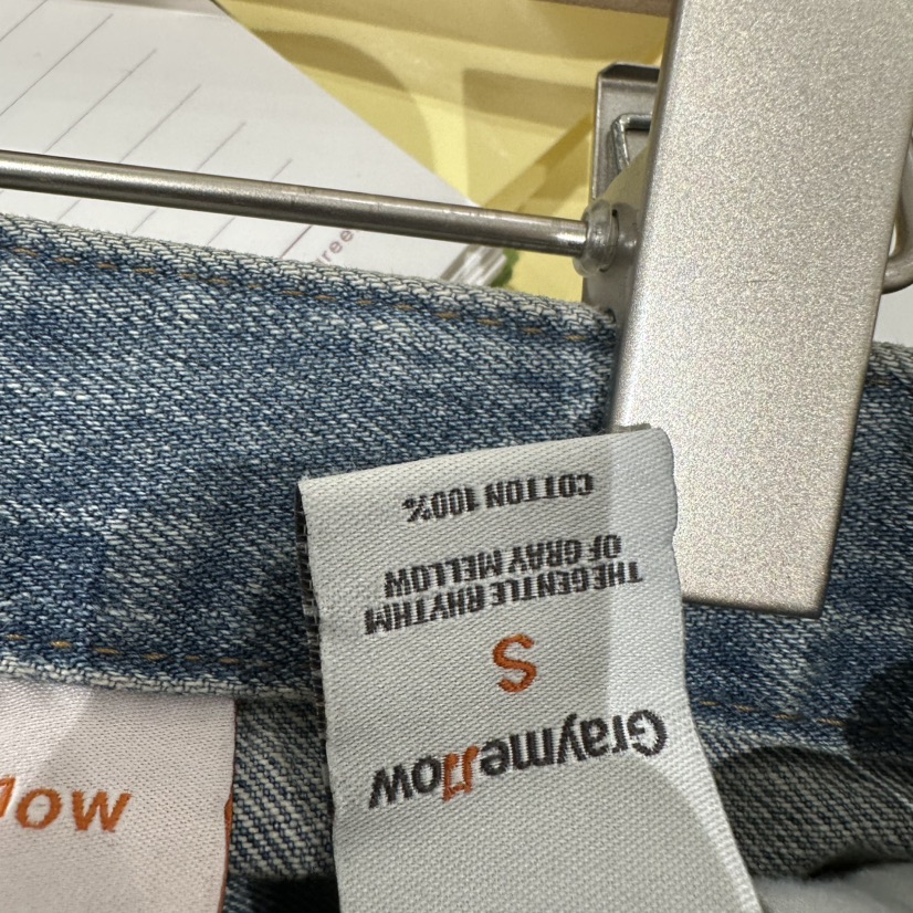 GRAYMELLOW東大門代購女裝新款時尚熱賣推薦人氣26春夏牛仔褲GRAYMELLOW牛仔褲