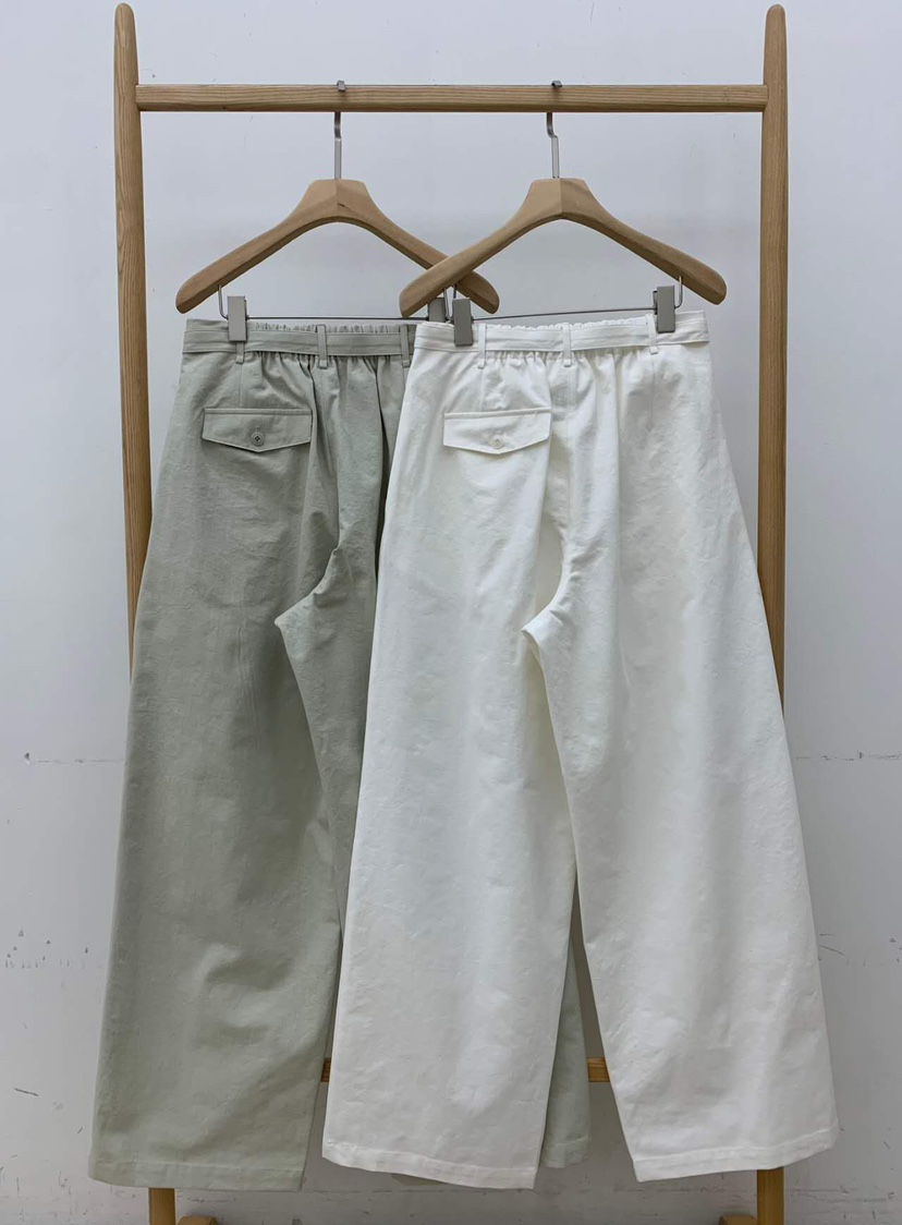 B_GARDER韓國直郵女士新款職業26春夏休閑真品休閑褲含腰帶B.GARDER休閑褲