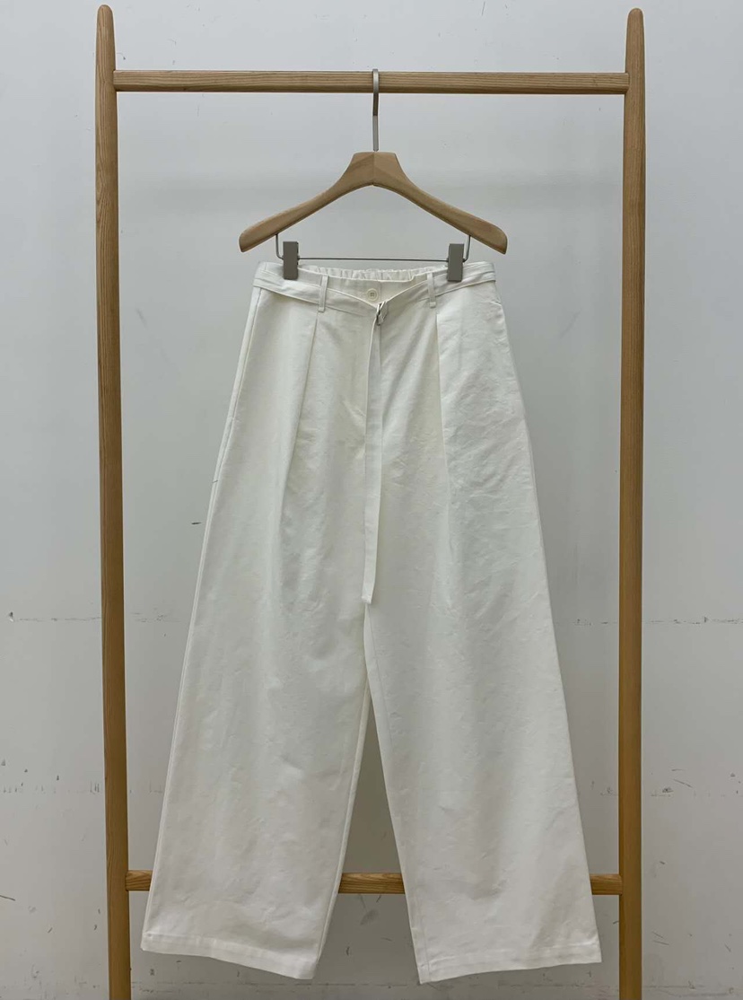 B_GARDER韓國直郵女士新款職業26春夏休閑真品休閑褲含腰帶B.GARDER休閑褲圖色1