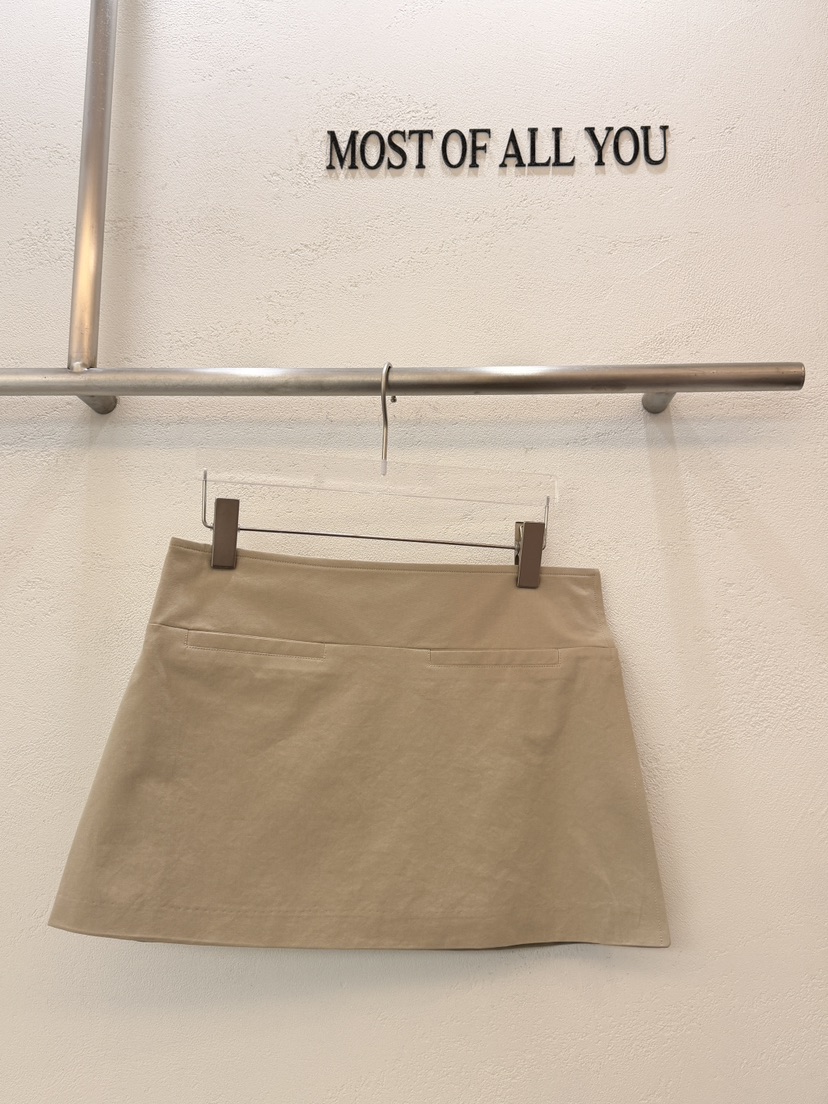 MOST OF ALL U韓國直郵女士新款時尚職業26春夏真品短裙MOST OF ALL U短裙圖色1