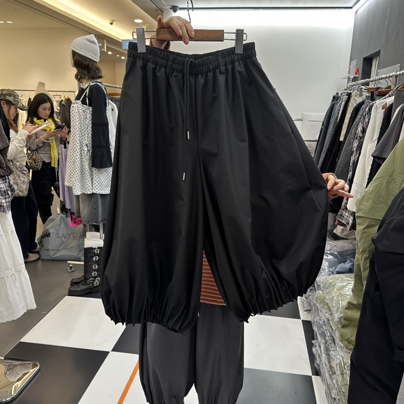 LADYBLACK韓國直郵女士新款26春夏休閑真品人氣時尚休閑褲LADYBLACK/THE BLACK休閑褲圖色2黑色