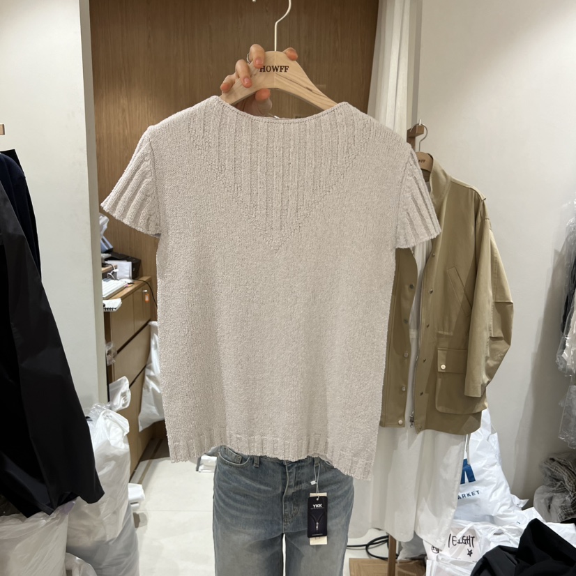 HOWFF韓國代購女士新款推薦休閑熱賣26春夏時尚針織衫駝色HOWFF針織衫圖色2