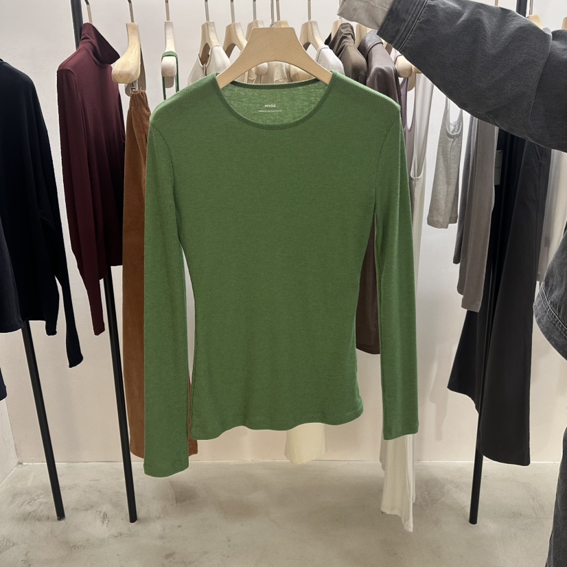 MYOS東大門實拍女士新品26春夏熱賣真品職業時尚推薦長袖T恤MYOS長袖T恤圖色3