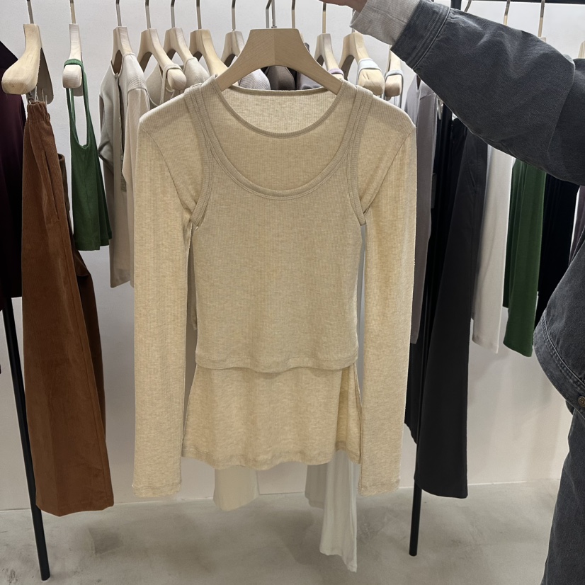 MYOS東大門實拍女士新品26春夏熱賣真品職業時尚推薦長袖T恤MYOS長袖T恤圖色4